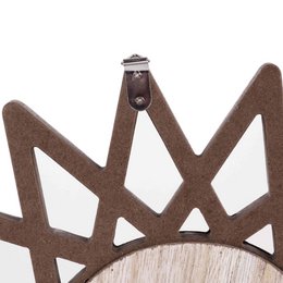LUCE SPECCHIO SOLE IN LEGNO