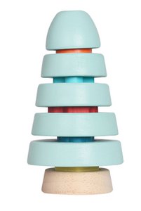 3D-Puzzle „Versteckter Baum“ – Stapeln, Einsetzen, Verstecken – Holzspielzeug ab 24 Monaten