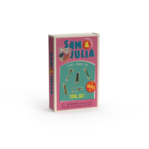 Minis - Werkzeugset (5 Stück) - Maßstab 1:12 - Sam & Julia - The Mouse House