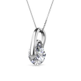 Colgantes Classy - Argenté et Cristal