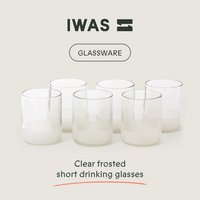 Drinking glasses Clear - Short (set of 6)