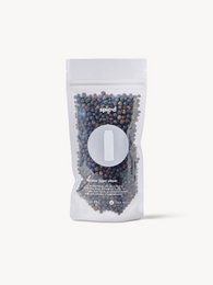  Black peppercorns in clear resealable pouch with white label, Malabar tiger pepper spice refill pack