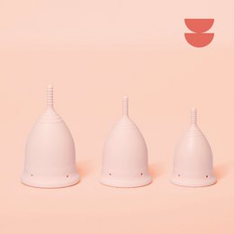 boska Menstruationstasse I Soft l Pretty in Pink l Größe M