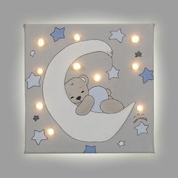 Schlafende Bären-LED-Leinwand