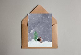 postkort - serie 'Jul'- 'Ot og Sien fejrer jul'