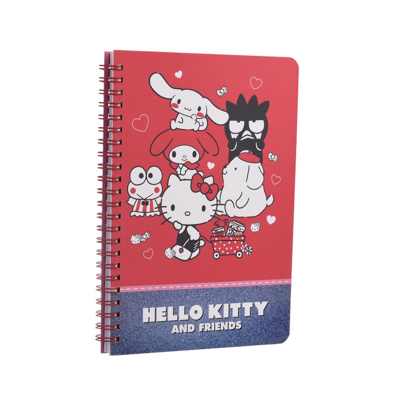 Carnet A5 à Spirale Hello Kitty & Friends – 96 Feuilles
