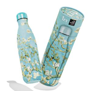 IZY Thermos Bottle - Almond Blossom - Van Gogh - 500ML To-Go Insulated Water Bottles