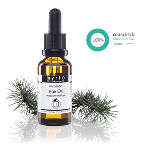 myrto Bio Antistatic Hair Oil - anti-frizz hair oil for fine hair