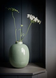 Vase Metal Green 32cm