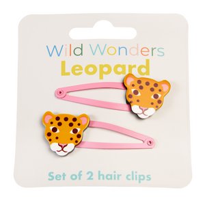 Leoparden-Haarspangen (2er-Set) – Wild Wonders