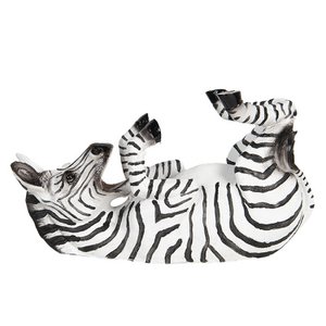 Weinregal Zebra 32x12x18 cm schwarzer Plastikflaschenregal