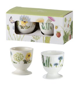 Porcelain Set2 egg cups Wild Flow. VE 4