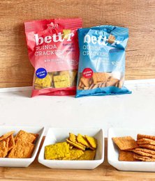 Quinoa Crackers Smoked Paprika, organic, Bett'r, 100g