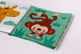 Babybook cloth book crisp - Jungle
