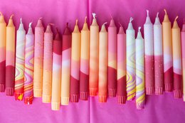 Taper candles -Summer Sunset Mix