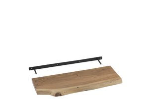 J-Line Muurplank Gerard Acacia Hout Naturel Small