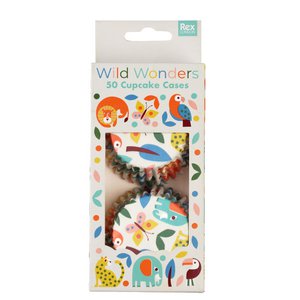 Cupcake-Förmchen (50er-Pack) – Wild Wonders