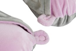 POLYESTER REJSEPUDE 30X10X32 PINK HÆTTE RC208036