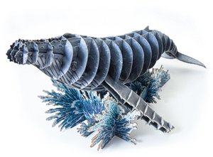 Humpback whale animal figure