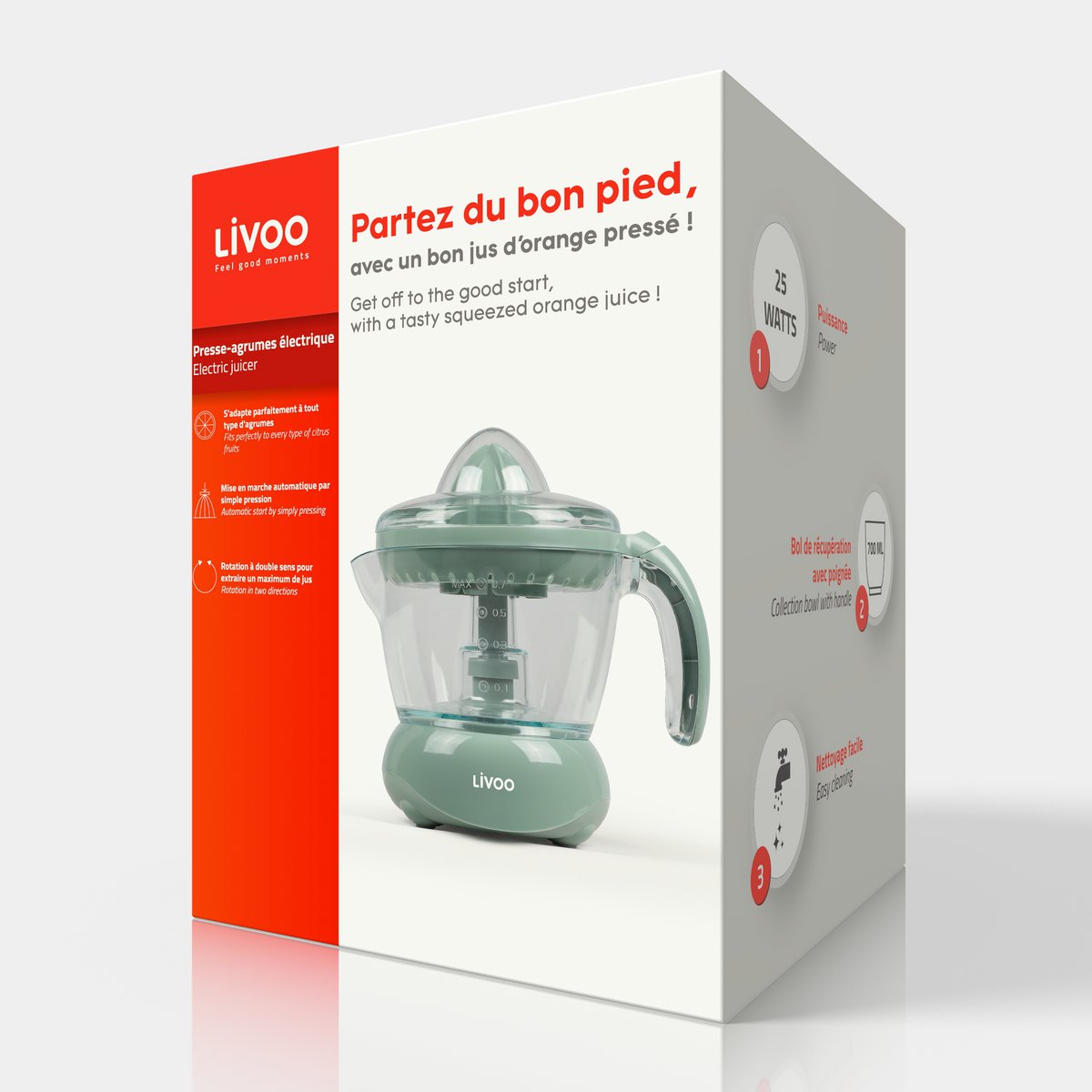 Livoo Espresso Coffee Maker - Green 