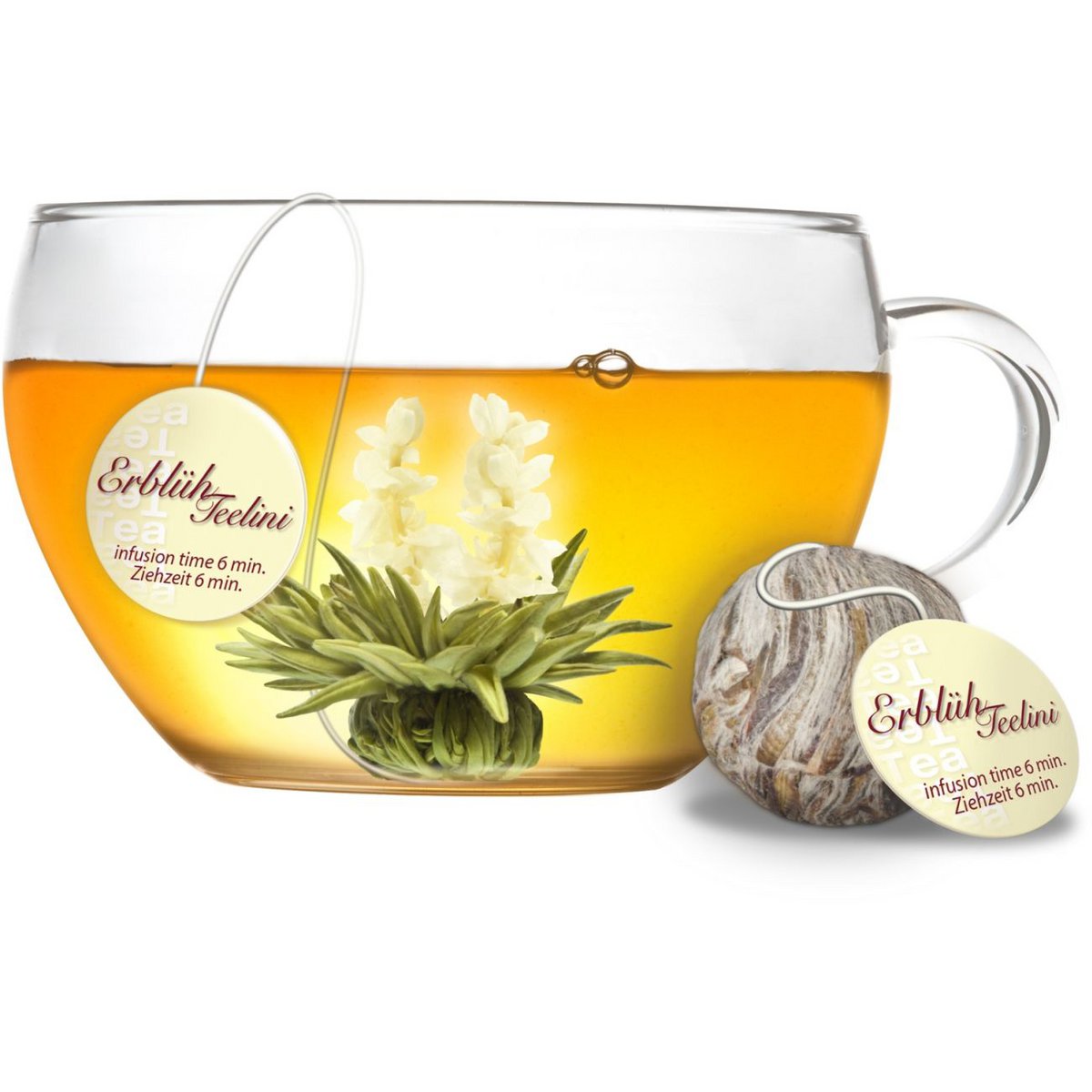 Creano 4 theebloemen geschenkdoos Teelini Mix
