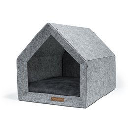 Pethome Perfekt hus til en hund og en kat - lysegrå/genanvendt