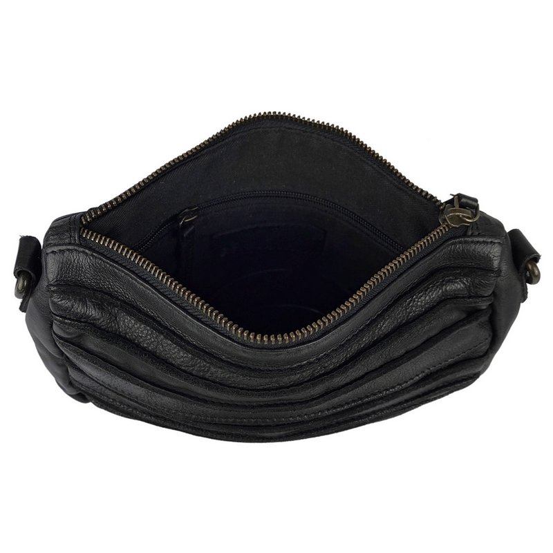 Borsa A Spalla Da Donna Realizzata In Pelle Lavata In 4 Colori