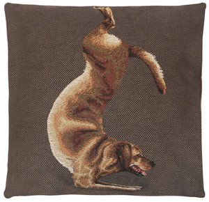 Yogadog Teckel kussenhoes