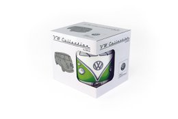 Volkswagen VW T1 Bus Taza de Café 370ml en Caja de Regalo - Frontal/Verde