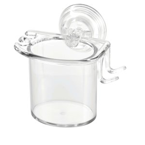 Idesign - Power Lock toothbrush and razor cup - Transparent