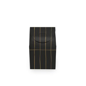 Cadeaudoosje S Slim Tiles zwart/goud 25st