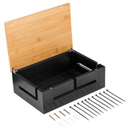 Kabelbeheerbox, zwart