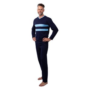 Men's Pyjama Set - Long Sleeve - Navy