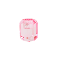 Candlestick Candle Holder Crystal Pink