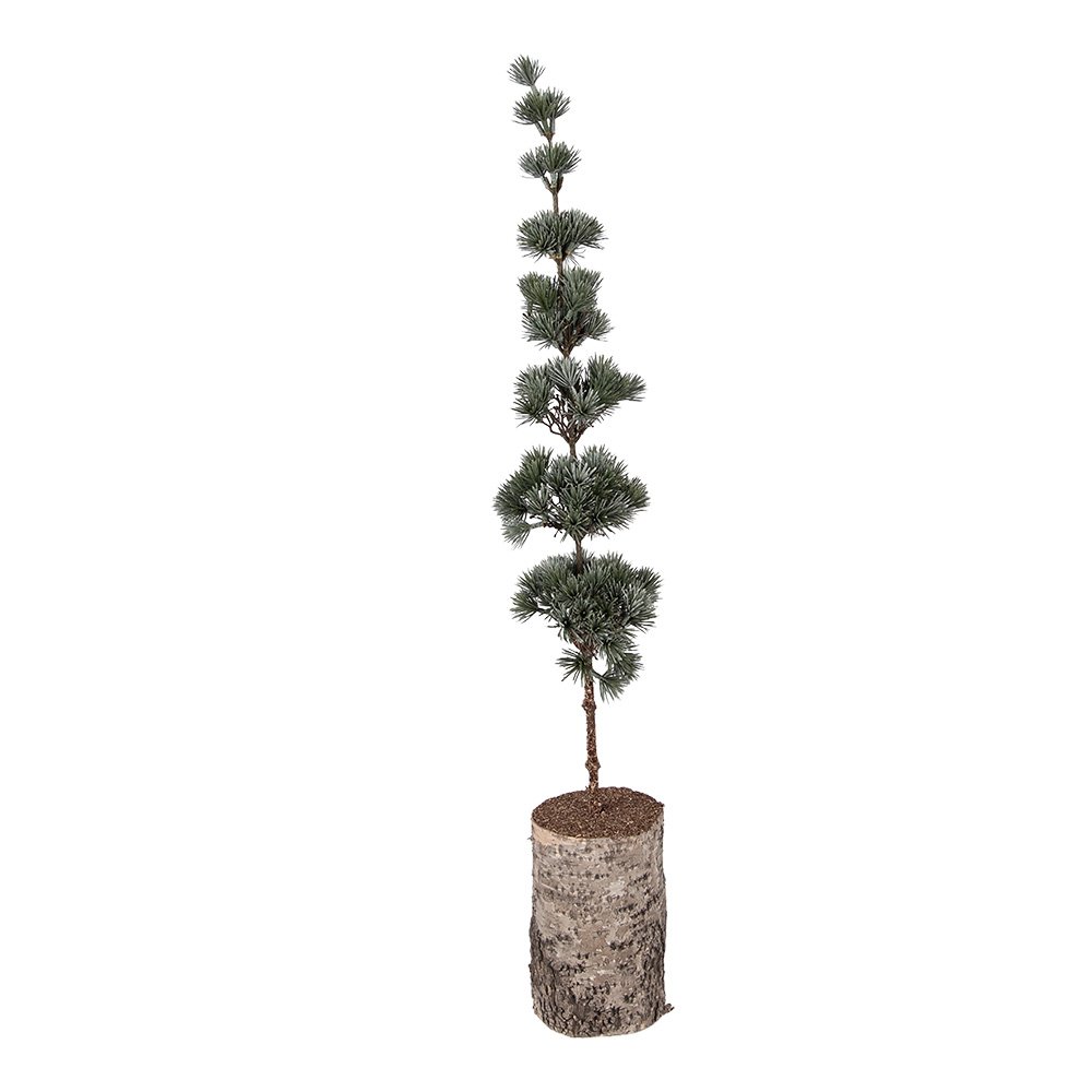 Mini Kunstkerstboom 15x15x80 cm Groen Hout