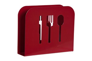 SERVILLETERO METALL 15X4X12,5 CUBIERTOS 2 SURT. PC186204