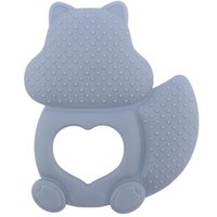 Baby siliconen bijtring | Eekhoorn | STAAL