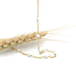 Collana con perle in argento 925