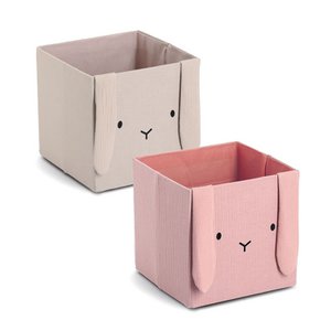 Aufbewahrungsbox "Hase", Musselin, Baumwolle/Polyester Copy