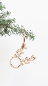 Weihnachtsanhänger Rentier