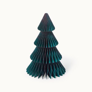 Papieren kerstboom 35cm Lichtgroen