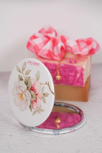 Taschenspiegel Englischer Garten 8 cm Isabelle Rose