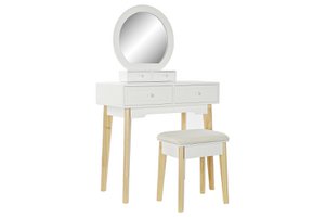 VANITY SET 2 MDF SPIEGEL 75X40X129 WITTE SPIEGEL MB186154