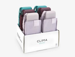  Compact, lightweight folding umbrella in various colors with UV protection and climate-friendly design.