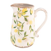 Decoration Jug 20x14x23 cm Yellow Ceramic Lemon Water Jug