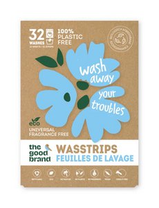 Wash strips Fragrance free 32 washes