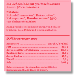 SweetGreets biologische chocolade "...trakteer jezelf op wat je..."
