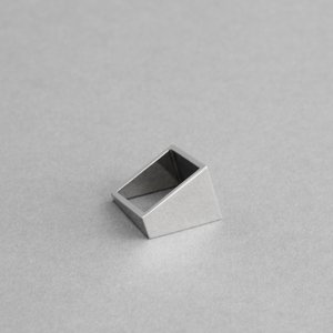 RHODIUM SQUARE RING