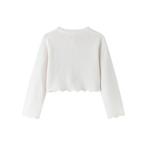 Strickmütze für Babymädchen 6-24 Monate, ecrufarben BGV86558