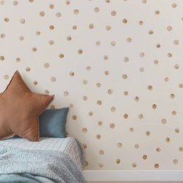 Akvarel prikker wallsticker